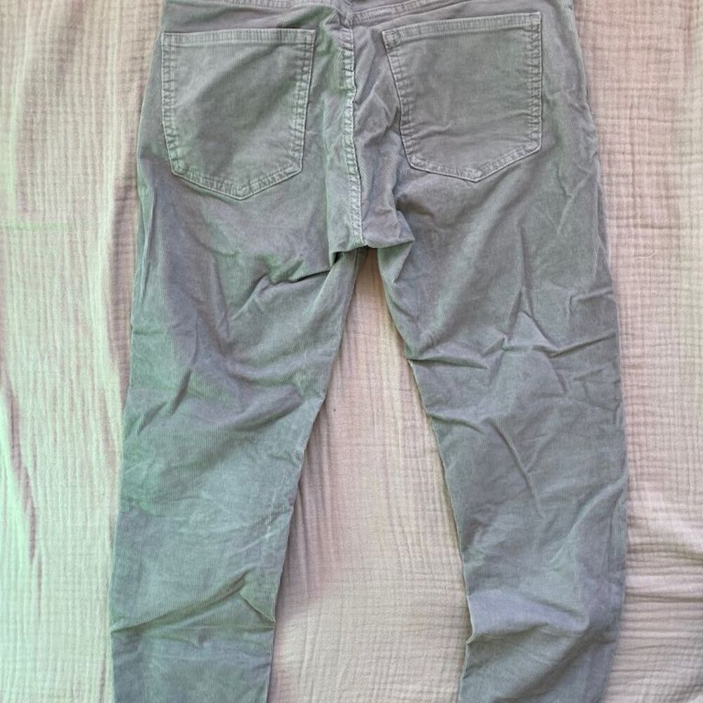 Uniqlo grey corduroy pants size 29 - Picture 2 of 4